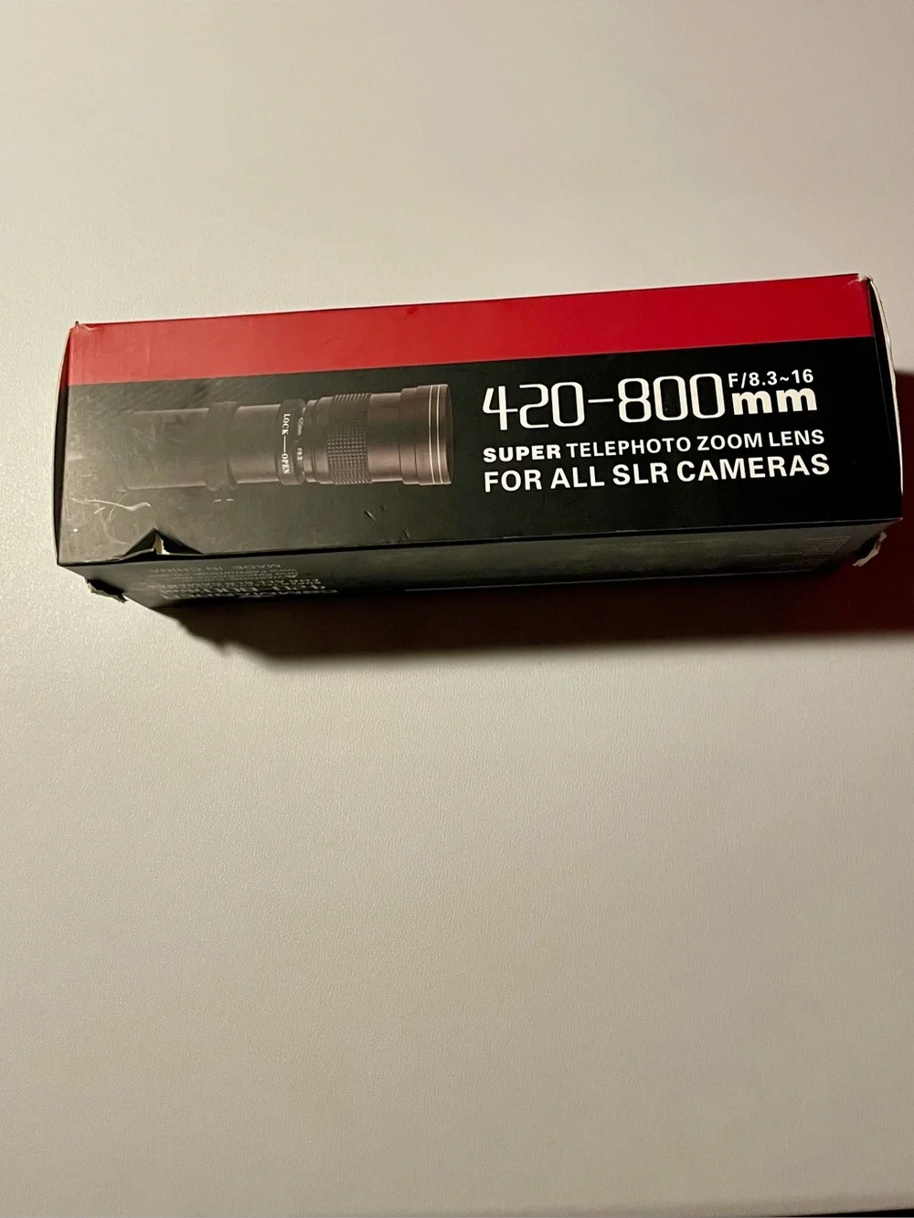 Commander Optics 420-800mm f/8.3-16 Super Telephoto SLR Zoom Camera Lens NIB